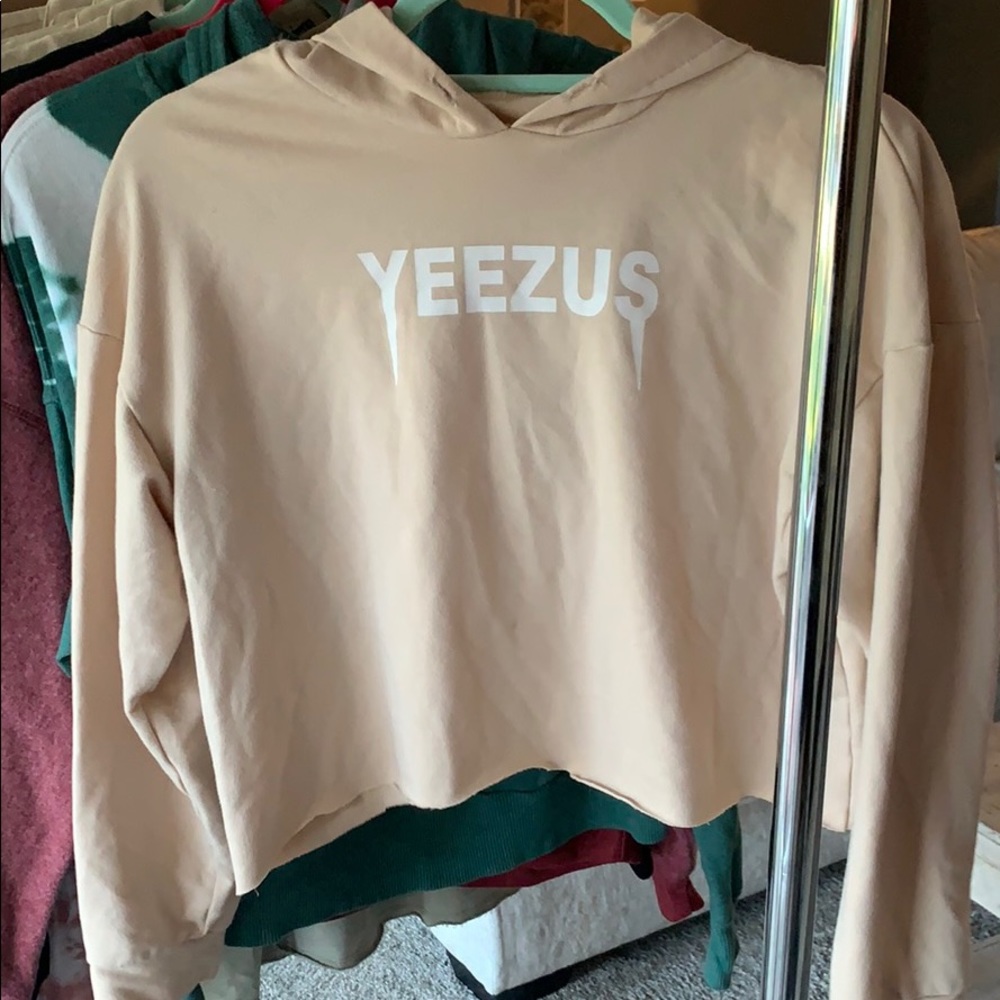 Yeezy cropped hoodie
